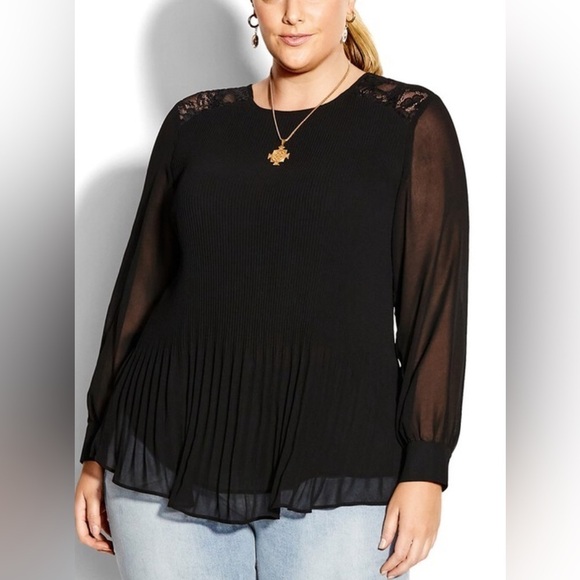 City Chic Lust After Top Size 18 - Picture 1 of 8